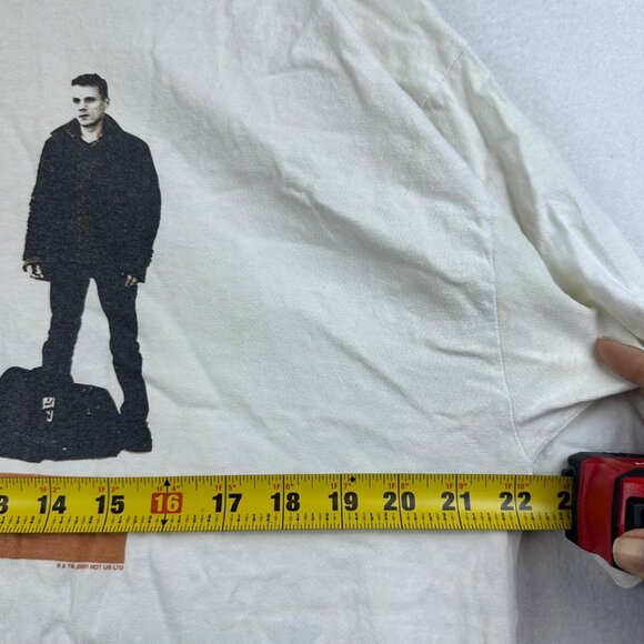 Vintage U2 Elevation Tour 2001 Band Tee Mens Medium Distressed Worn In Grunge - Picture 7 of 10